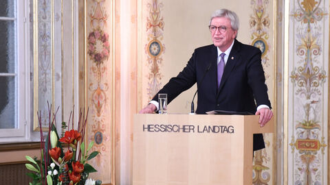 Ministerpräsident Volker Bouffier beim Gedenktag