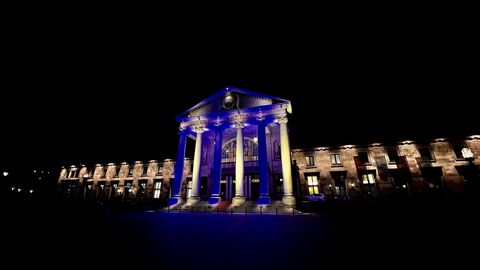 Konzert des Kyiv Symphony Orchestra vor dem Wiesbadener Kurhaus