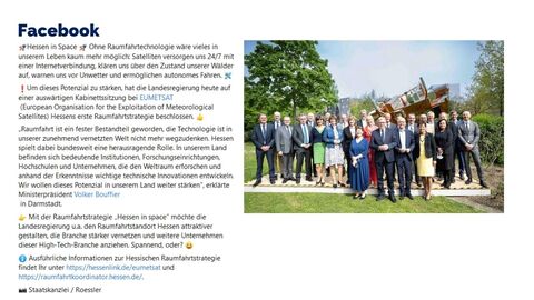 Facebook-Post vom 29. April 2022