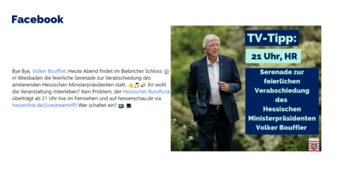 Facebook-Post vom 30. Mai 2022 Facebook-Post vom 30. Mai 2022