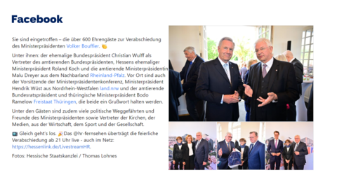 Facebook-Post vom 30. Mai 2022 Facebook-Post vom 30. Mai 2022