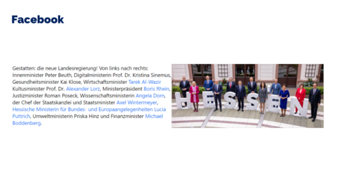 Facebook-Post vom 31. Mai 2022