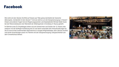 Facebook-Post vom 25. Mai 2022
