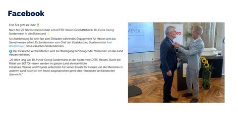 Facebook Post vom 02.07.2022