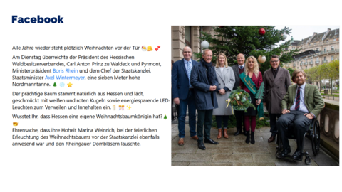 Facebook-Post von Donnerstag, 24. November 2022 um 10:17