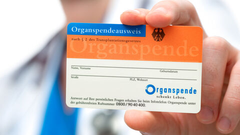 Organspendeausweis