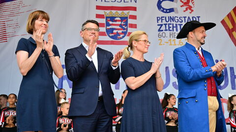 Ministerpräsident Boris Rhein eröffnet Hessentag 2023 in Pfungstadt