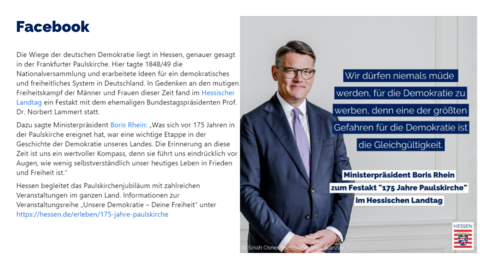 Facebook-Post vom 27. Juni 2023