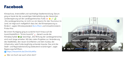 Facebook-Post vom 03. Juli 2023