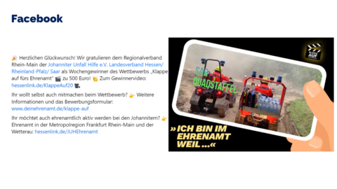 Facebook-Post von Sonntag, 16. Juli 2023