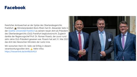 Facebook-Post vom 17. Juli 2023