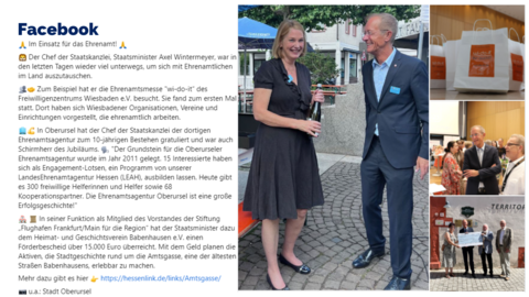 Facebook-Post vom 19. Juli 2023