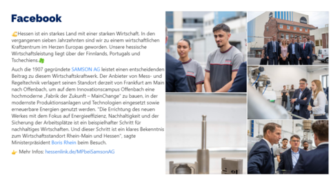 Facebook-Post vom 25. Juli 2023