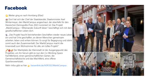 Facebook-Post vom 26. Juli 2023