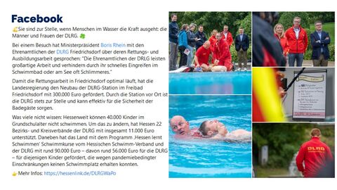Facebook-Post vom 7. August