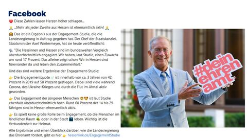 Facebook-Post vom 08. August 2023