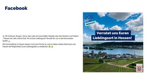 Facebook-Post vom 25. August 2023