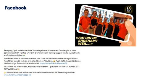 Facebook-Post vom 27. August 2023