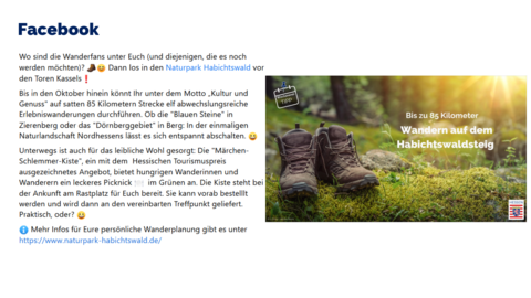 Facebook-Post vom 08. September 2023