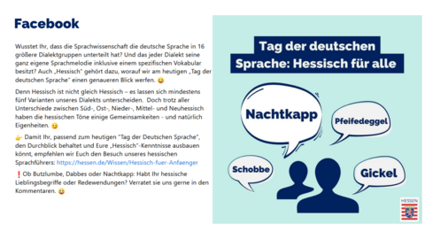 Facebook-Post vom 09. September 2023