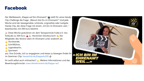 Facebook-Post vom 10. September 2023