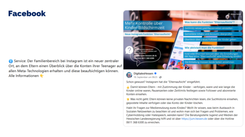 Facebook-Post vom 18. September 2023