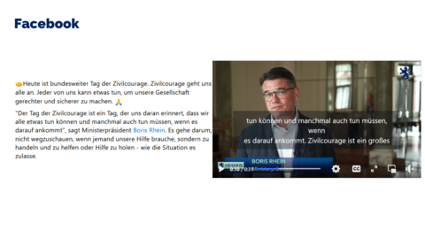 Facebook-Post vom 19. September 2023