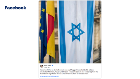 Facebook-Post vom 07. Oktober 2023