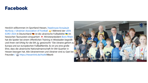 Facebook-Post vom 13. Juni 2024