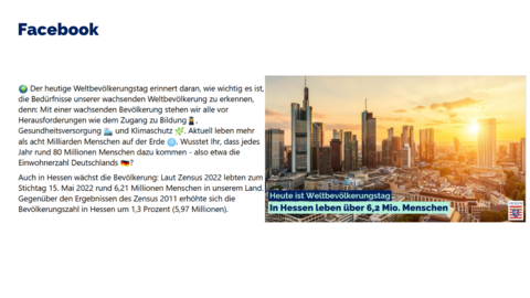 Facebook-Post vom 11.07.24