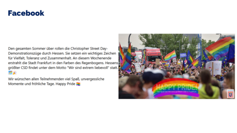 Facebook-Post vom 09. August 2024