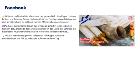 Facebook-Post vom 11. Oktober 2024