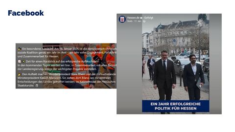 Facebook Post vom 17. Januar 2025