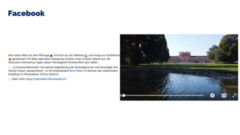 Facebook Post vom 23. September 2024