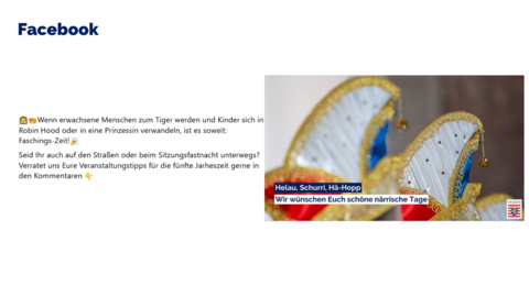 Facebook-Post vom 27. Februar 2025