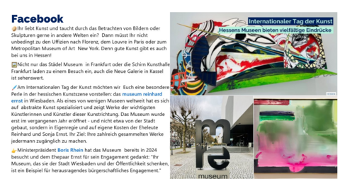 Facebook-Post vom 15. April 2025