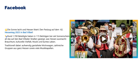 Facebook-Post vom 22. Juni 2025