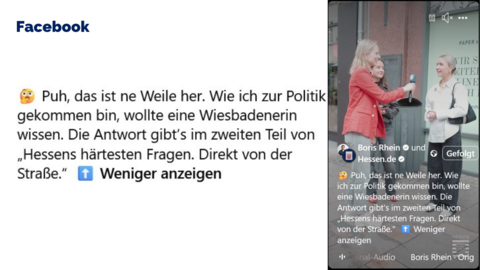 Facebook-Post vom 3. August 2025