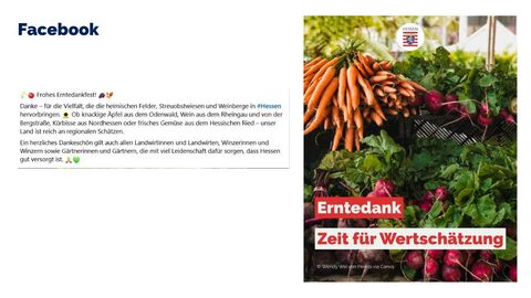 Facebook Post vom 5.10.2025