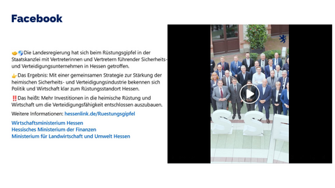 Facebook Post vom 29. Oktober 2025 