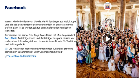 Facebook Post vom 24. November 2025