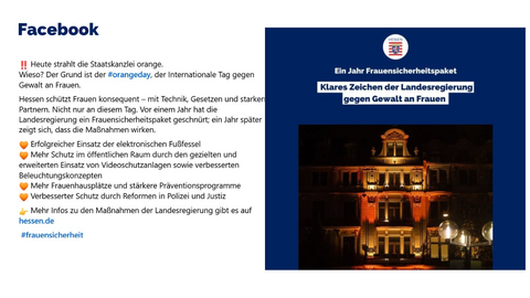 Facebook Post vom 25. November 2025