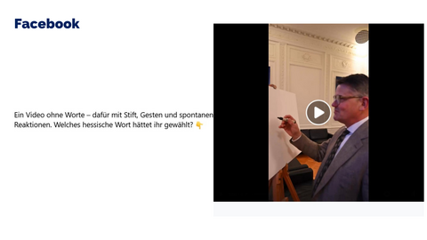 Facebook Post vom 13. Dezember 2025