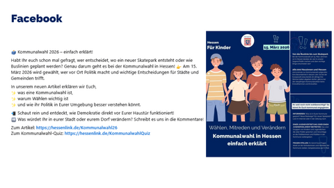 Facebook-Post vom 13. Februar 2026