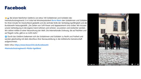 Facebook-Post vom 27. Februar 2026