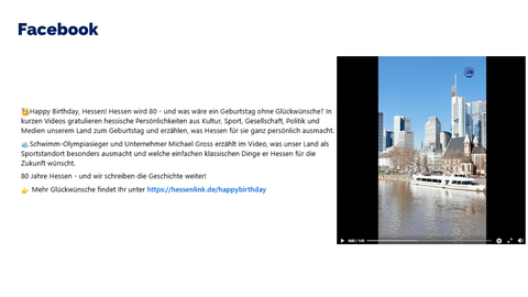 Facebook Post vom 14. April 2026