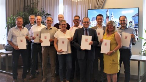 Übergabe Förderbescheide Groß-Umstadt