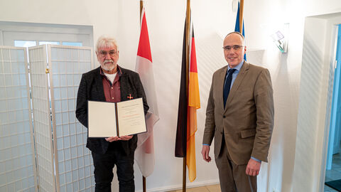 Innenminister Peter Beuth und Klaus Jürgen Tolksdorf Innenminister Peter Beuth und Klaus Jürgen Tolksdorf