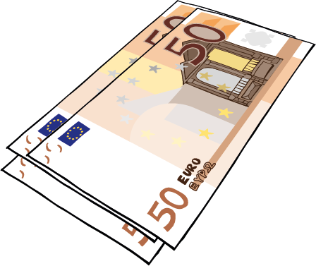 Drei 50-Euro-Scheine